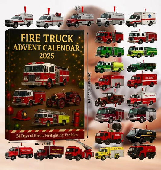 🚒🔥ADVENTNÍ KALENDÁŘ HASIČSKÝCH VOZŮ 2025🎁🌲