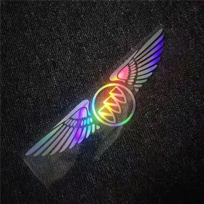 3D laserová nálepka na auto s andělskými křídly ✧4 ks✧