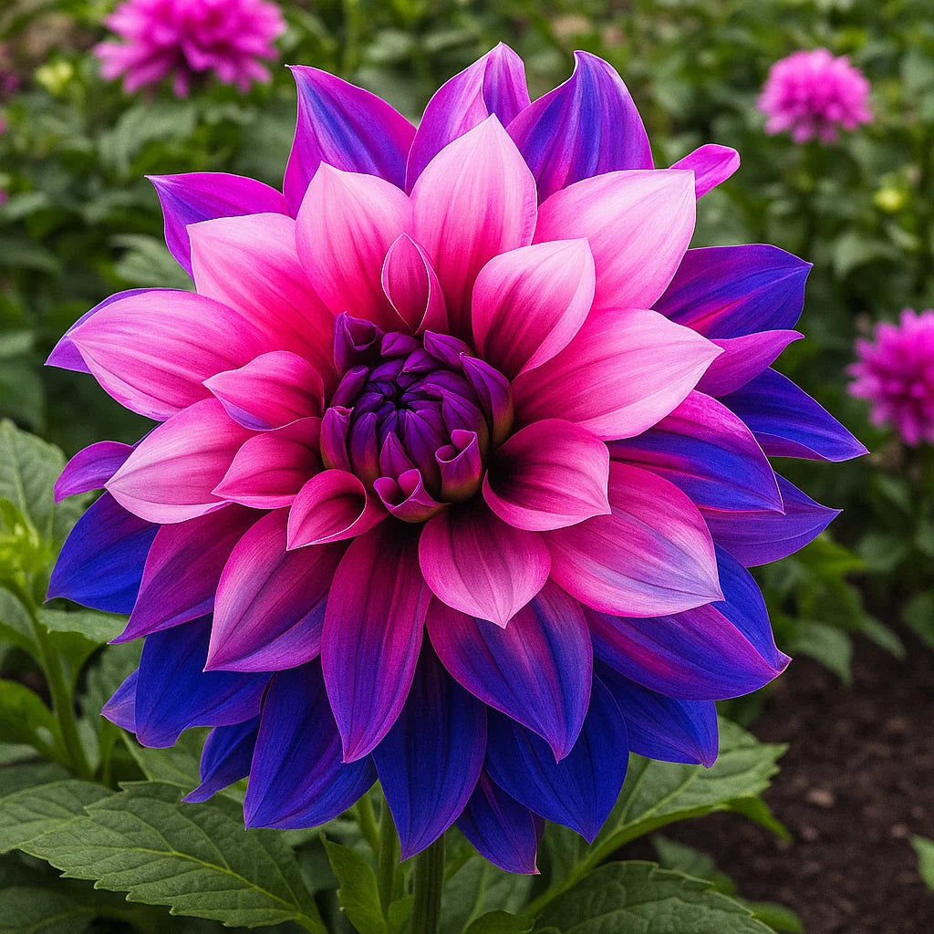 🌸Vzácné dvojité jiřiny – výrazné květy, které běžné zahrady nikdy nemají