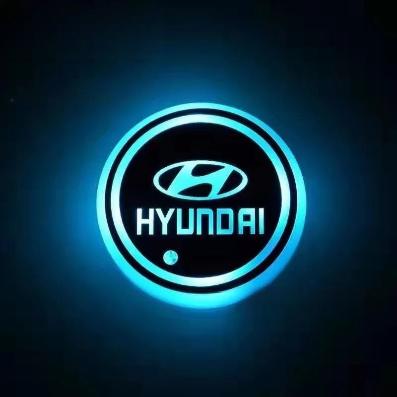 2ks LED podtácků do auta
