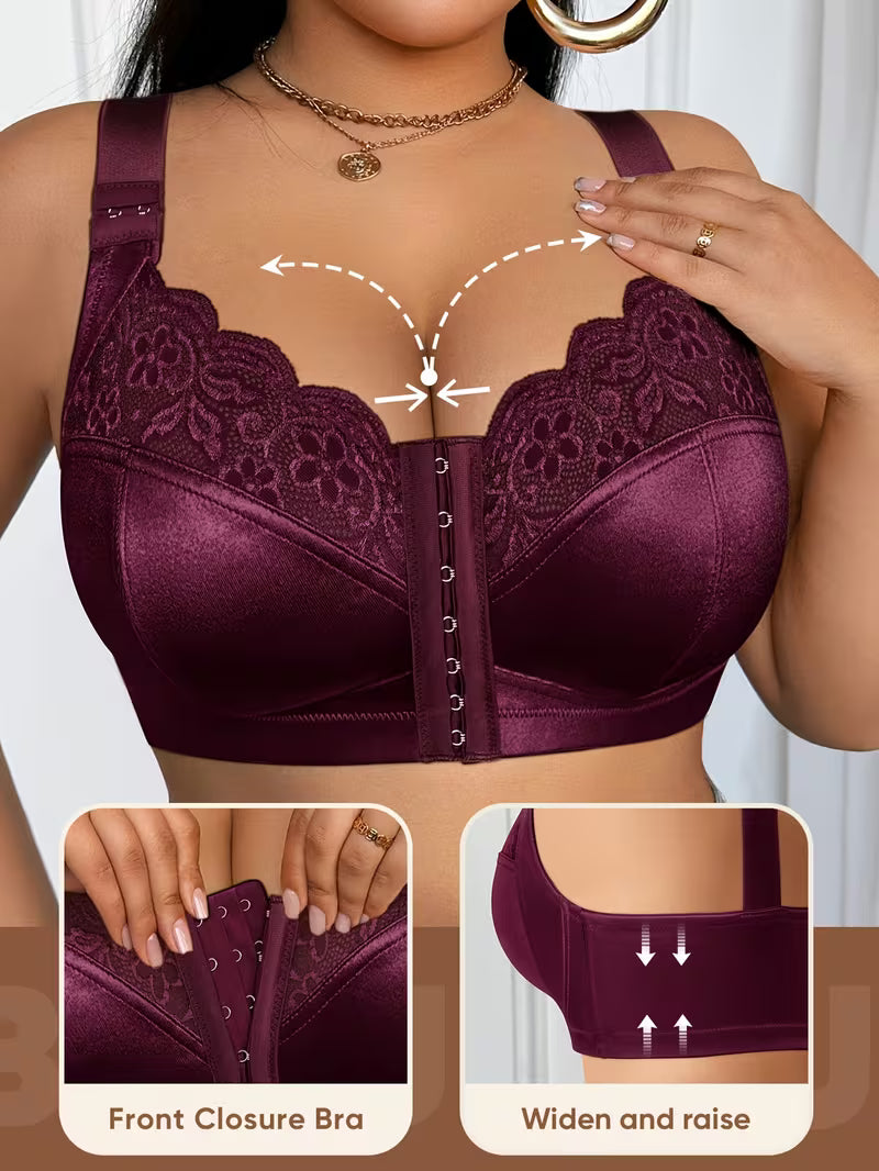 👙TRIUMPH – [4 ks]🔥50 % sleva na dámské podprsenky s plným krytím pro ženy s většími velikostmi – Podprsenky ve velkých velikostech s výraznými proporcemi