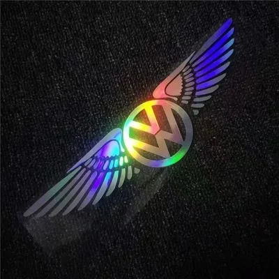 3D laserová nálepka na auto s andělskými křídly ✧4 ks✧