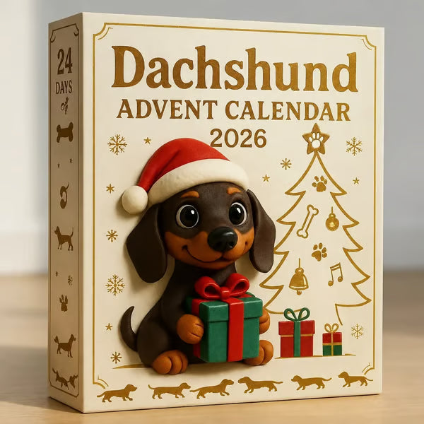 🎄🐾 Adventní kalendář pro jezevčíky na rok 2026 🐶✨