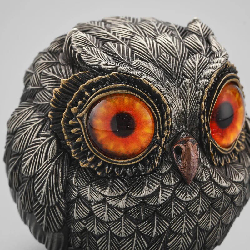 🦉Realistická figurka strážce šťastné sovy