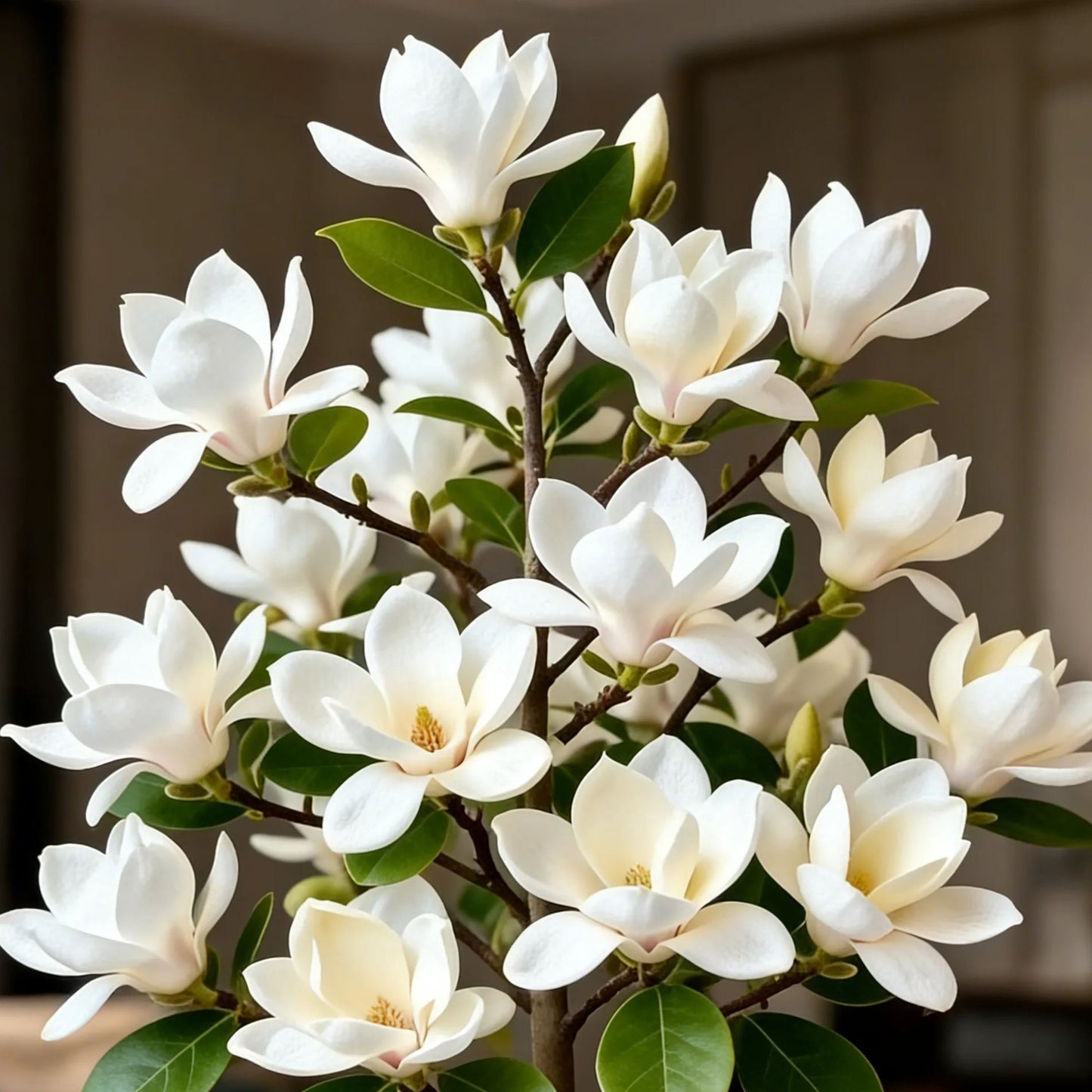 Cibule Magnolia liliiflora (fialové orchideje) 🌸 Květy skrývají listy, vůně naplňuje vzduch
