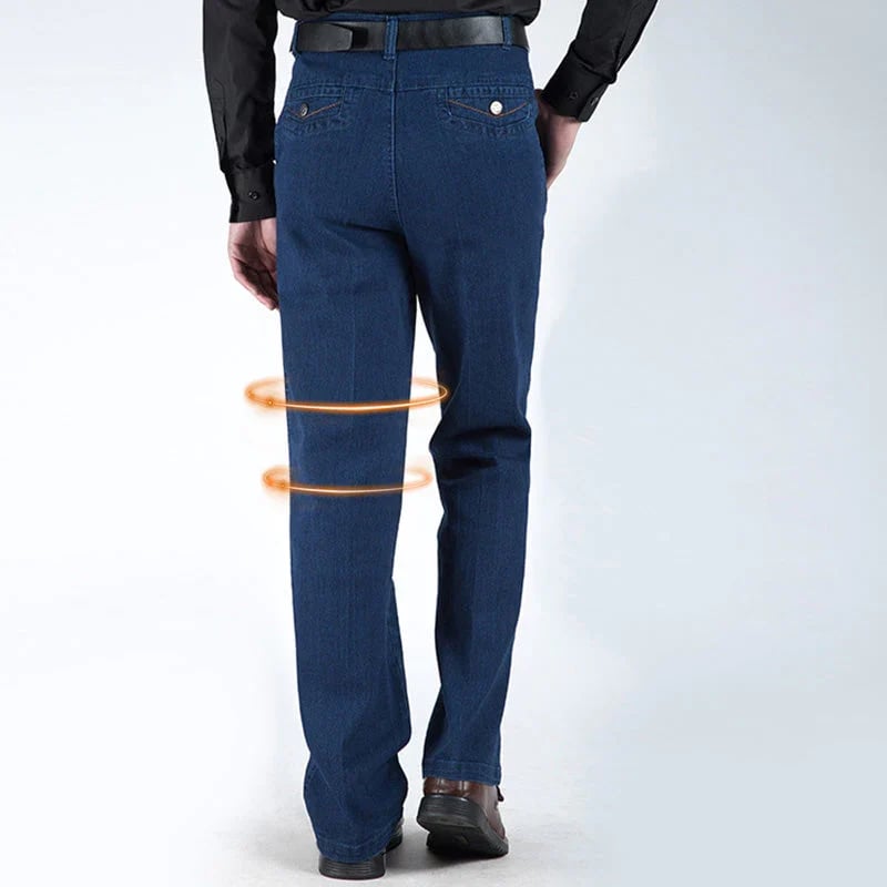 👖 Rovné pánské džíny s vysokým pasem -TAB