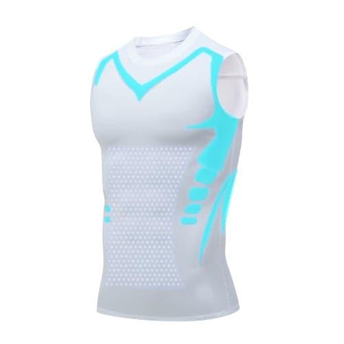 🔥💪 Časová promo sleva 50%! Pánský iontový tvarovací vesta, chladivá komprese ✨