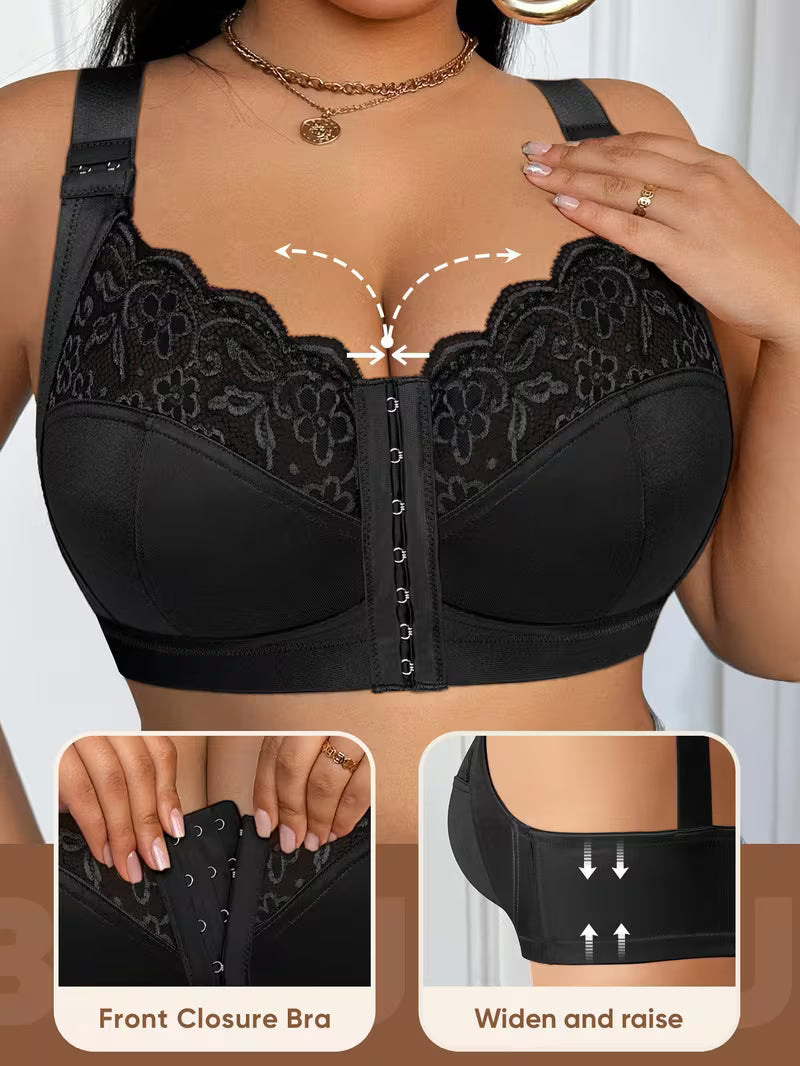 👙TRIUMPH – [4 ks]🔥50 % sleva na dámské podprsenky s plným krytím pro ženy s většími velikostmi – Podprsenky ve velkých velikostech s výraznými proporcemi
