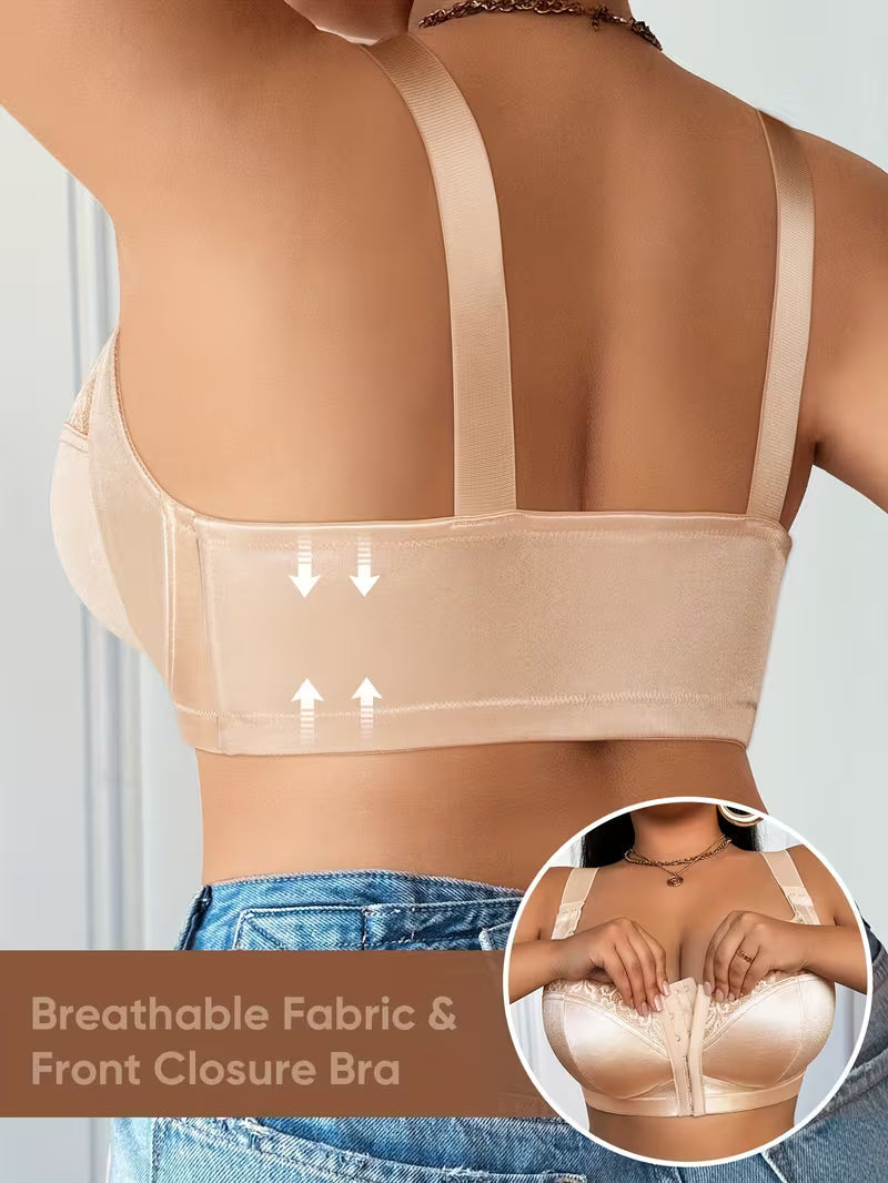 👙TRIUMPH – [4 ks]🔥50 % sleva na dámské podprsenky s plným krytím pro ženy s většími velikostmi – Podprsenky ve velkých velikostech s výraznými proporcemi