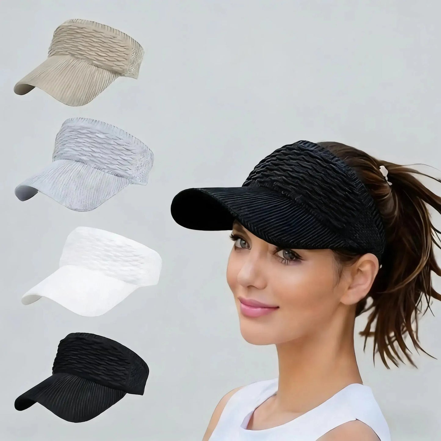 ☀️🧢 Kšiltovka s otvorem pro vysoký culík – UV ochrana, prodyšná, pro outdoorové aktivity a každodenní použití