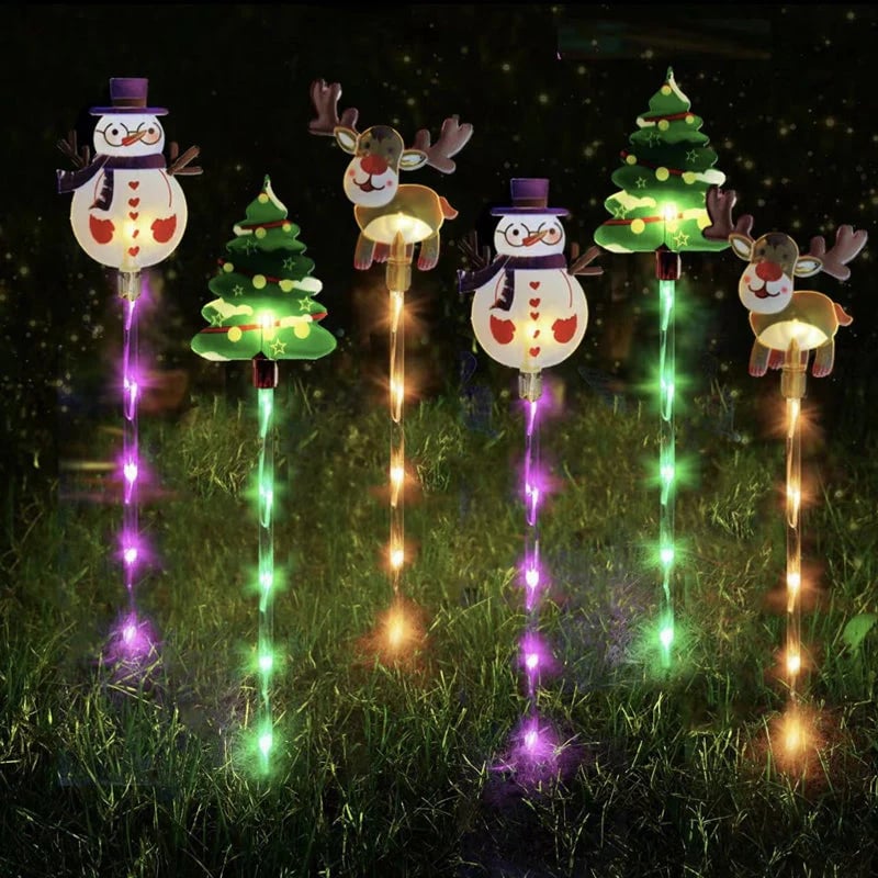 🎄🎁Sazení 6 kusů pohyblivých vánočních světýlek