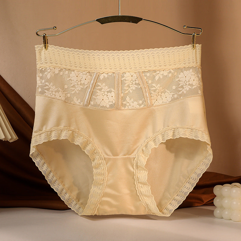 【🌷Kupte 1 a získejte 2 zdarma】Sexy bezešvé hedvábné hip liftingové kalhotky s kontrolou bříška