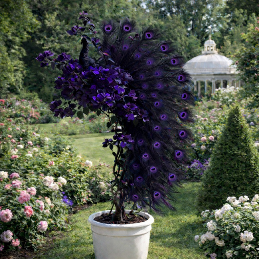 🦚Semena popínavé rostliny Peacock Bougainvillea – Zkrášlete svou zahradu elegantními květy pavího květu