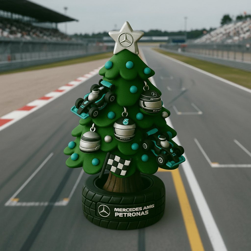 🎄🏎️ Miniaturní vánoční stromeček ve stylu týmu F1
