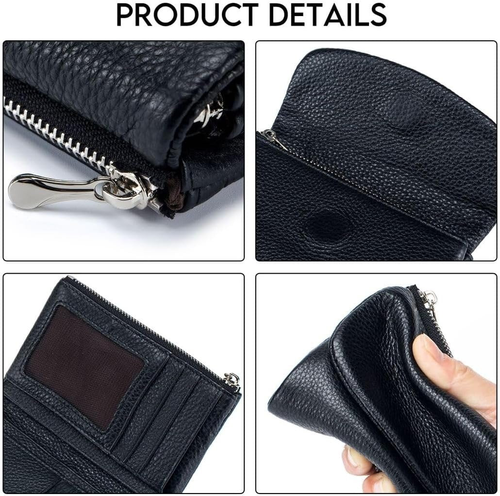 🔥⏰Unisex RFID peněženka Pebble z pravé kůže🔥