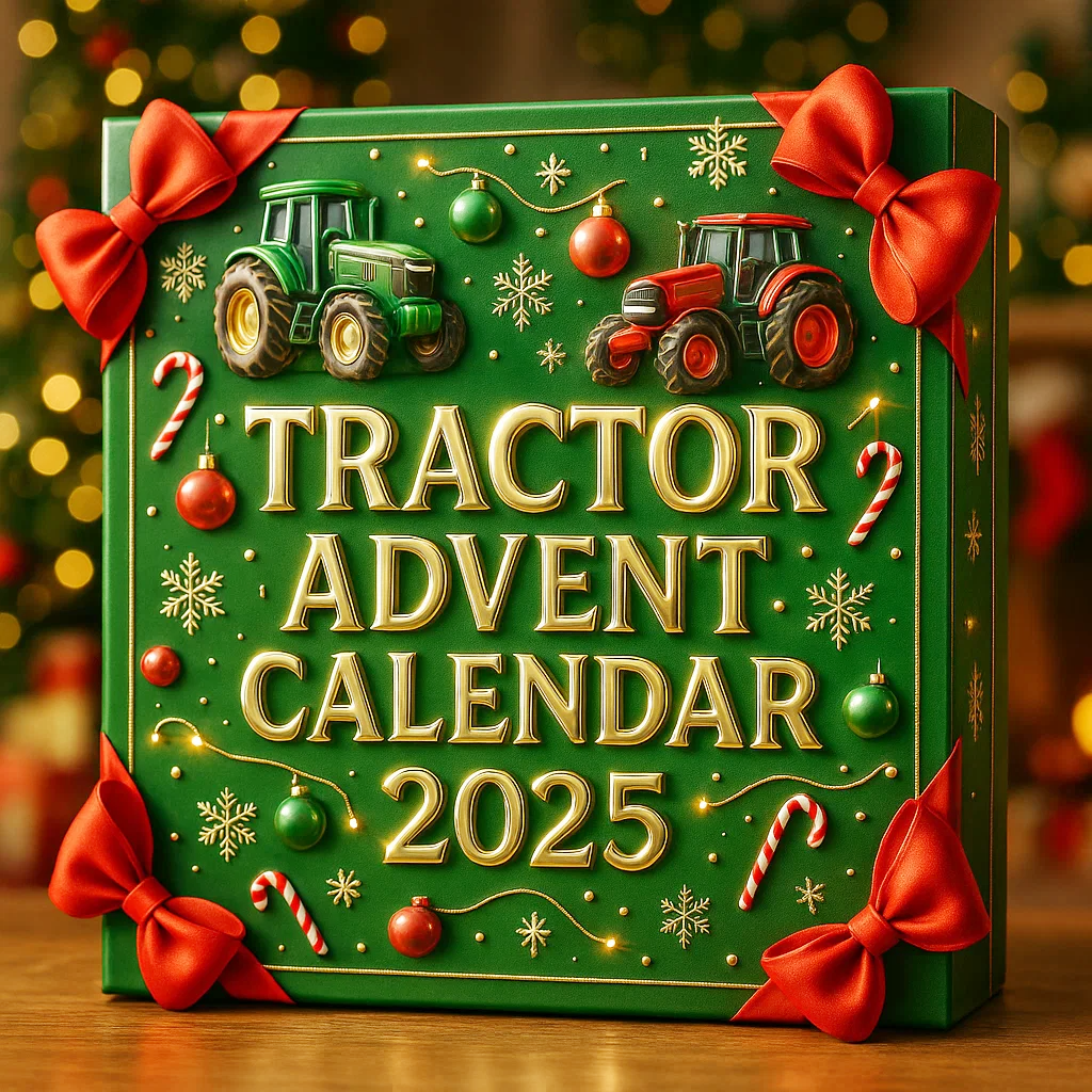 🌲Vánoční dárek – adventní kalendář s traktorem 2025