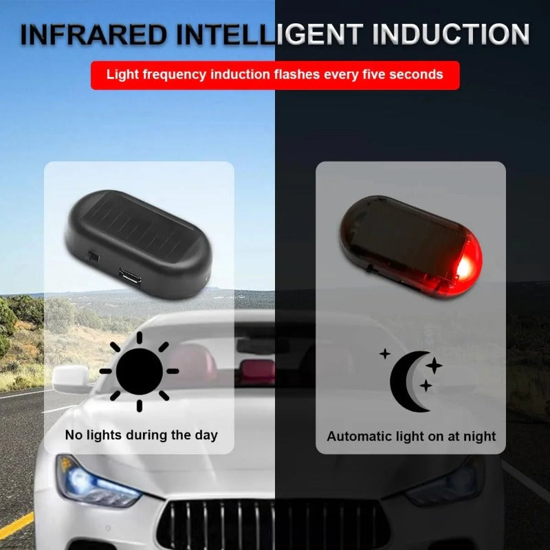 Solární kontrolka autoalarmu