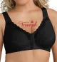 TRIUMPH - (3 KS) PRODYŠNÁ BAVLNĚNÁ KNOFLÍKOVÁ PODPRSENKA, BEZDRÁTOVÁ