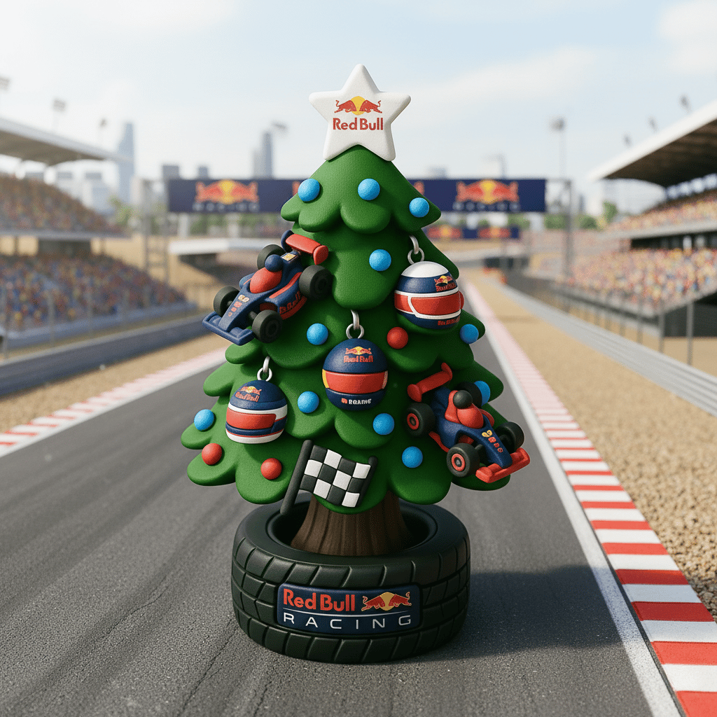 🎄🏎️ Miniaturní vánoční stromeček ve stylu týmu F1