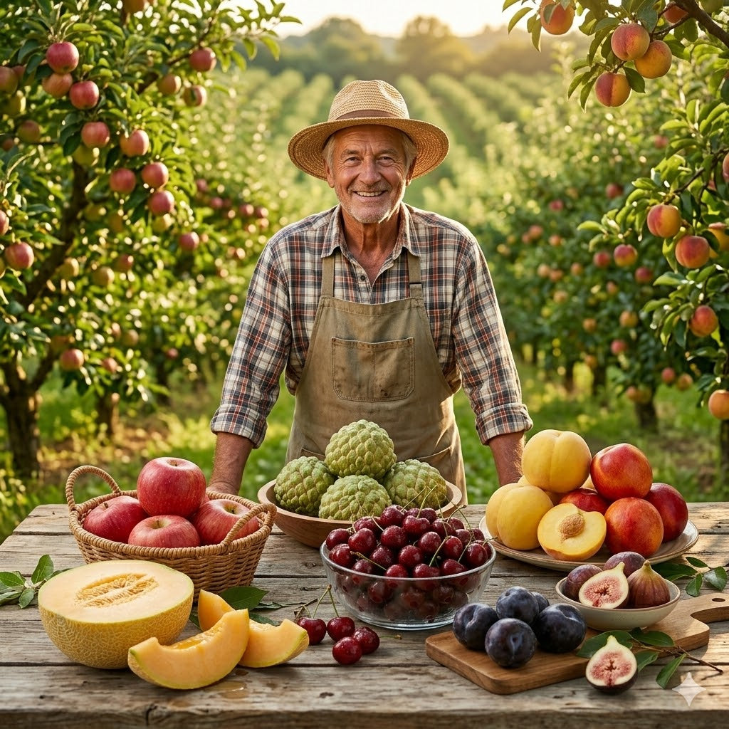 🍃 Série Heirloom Manor: Sada 13 vybraných ovocných semínek (bez GMO) 🌳 – Nejprodávanější produkt