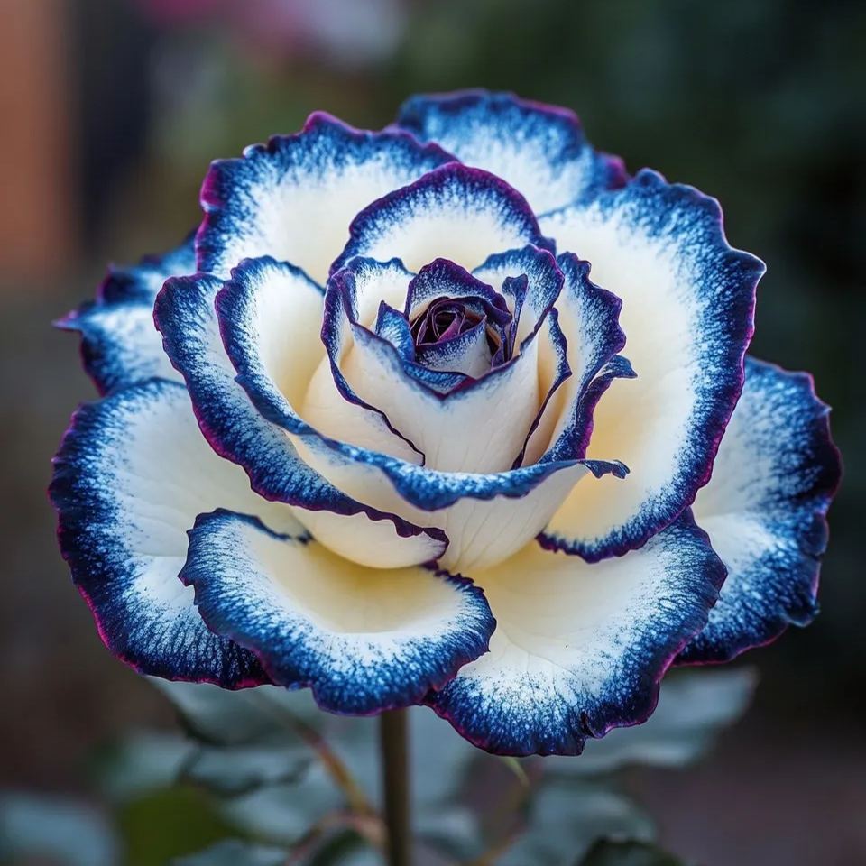 Vzácná růže Blue Moon 🌌 a vícebarevná krajková růže 🌈🌹