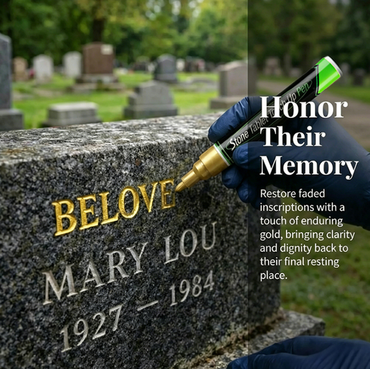 🐦Zlatý náhrobek pro restaurování vybledlých náhrobků