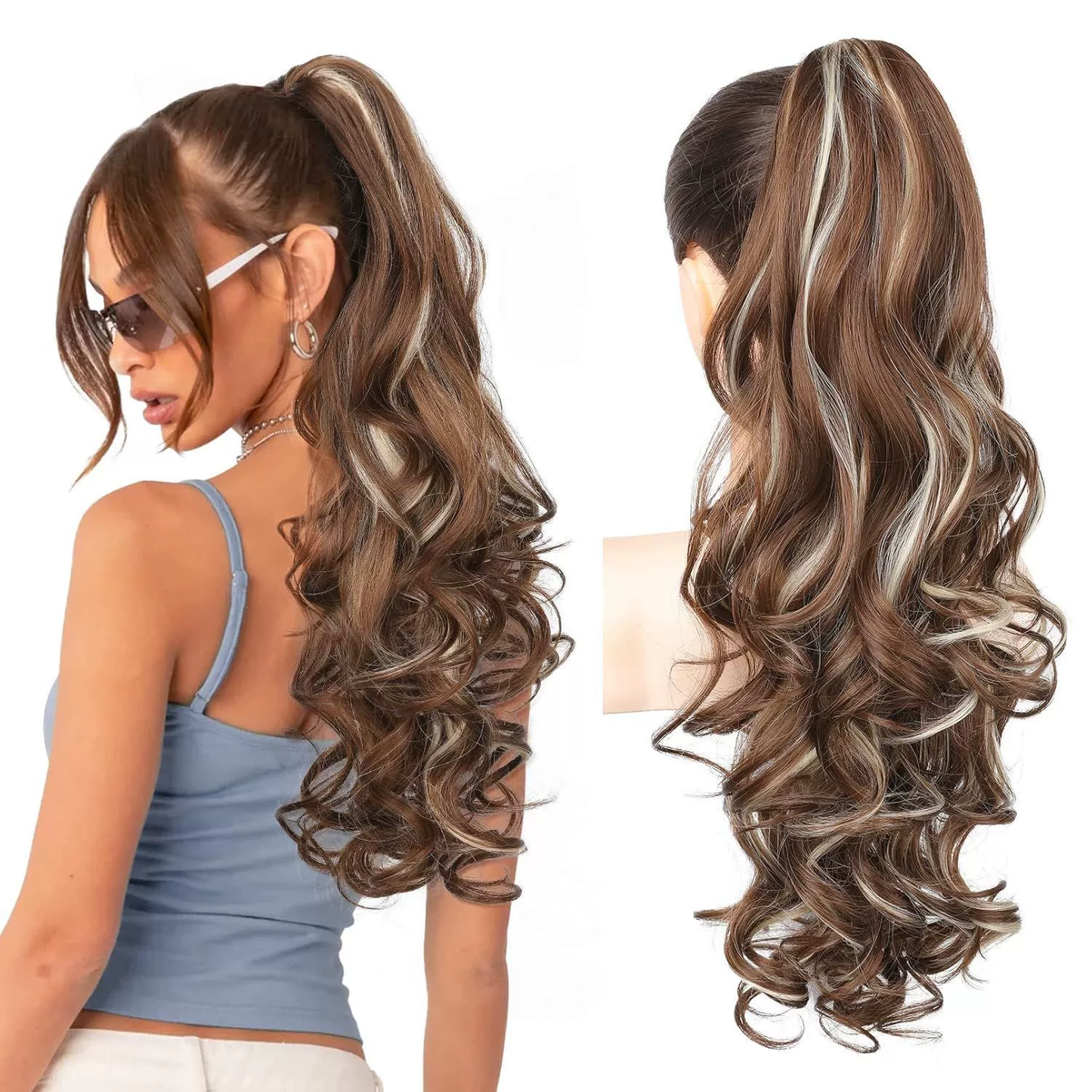 🔥 Časově omezená akce – sleva 50 % 👩💕 Clip-in prodlužování vlasů do culíku 🙋‍♀️