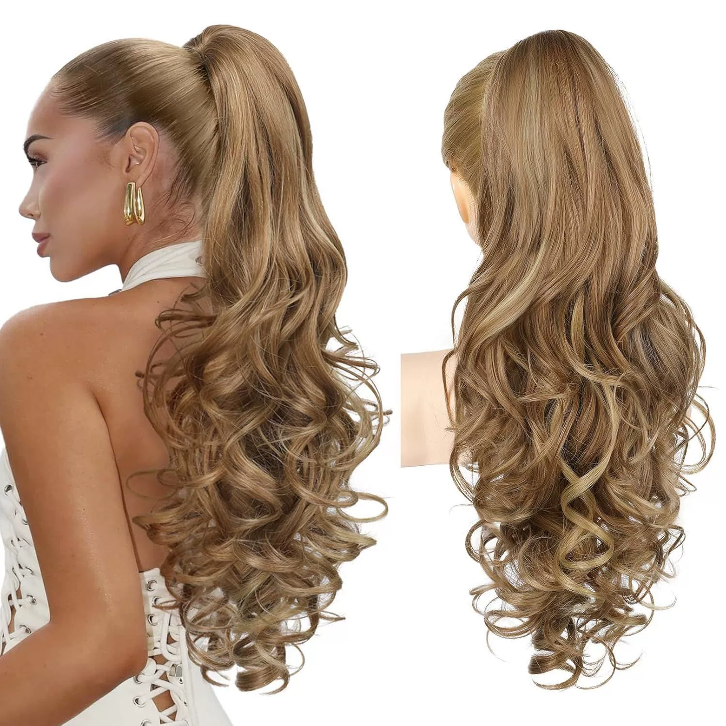 🔥 Časově omezená akce – sleva 50 % 👩💕 Clip-in prodlužování vlasů do culíku 🙋‍♀️