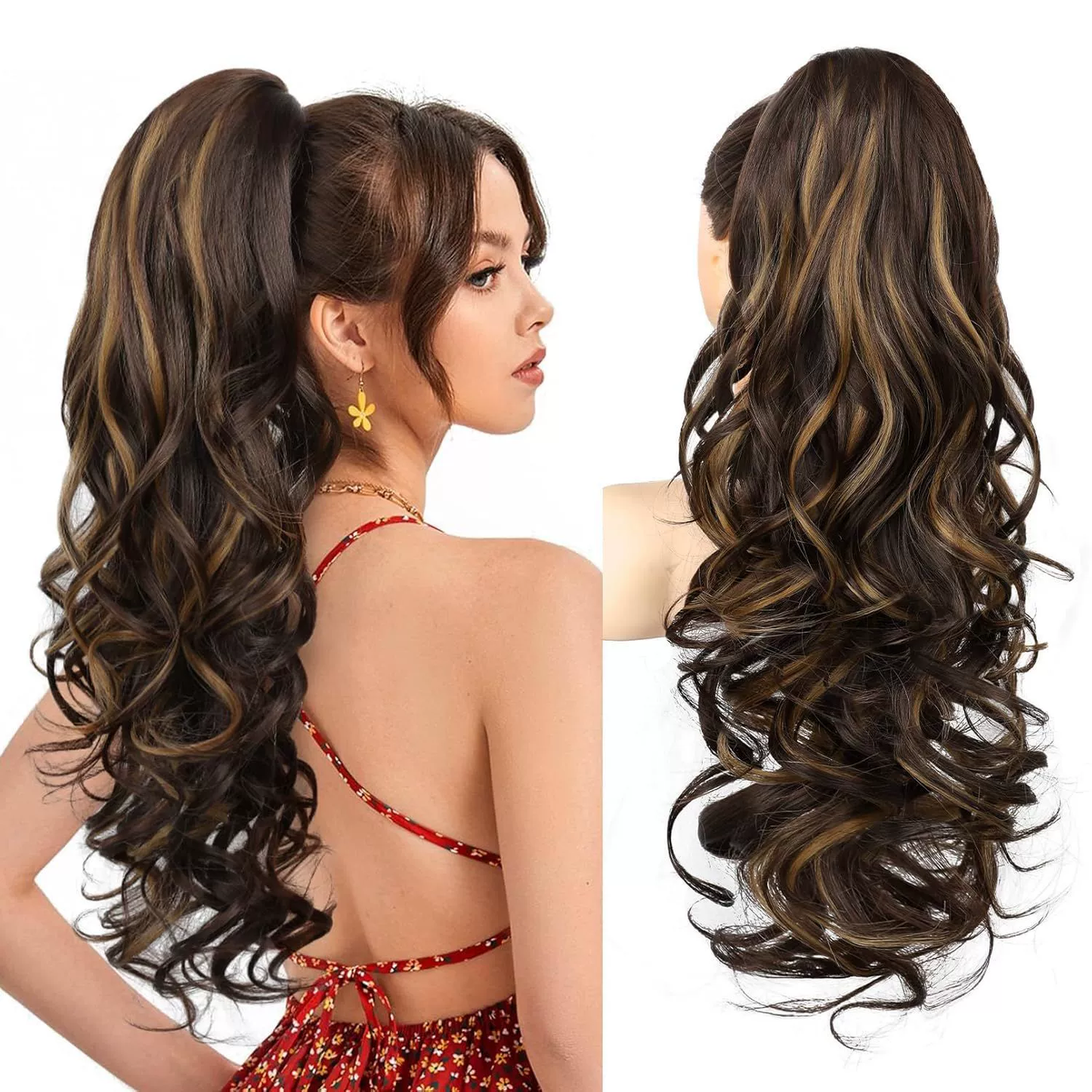 🔥 Časově omezená akce – sleva 50 % 👩💕 Clip-in prodlužování vlasů do culíku 🙋‍♀️