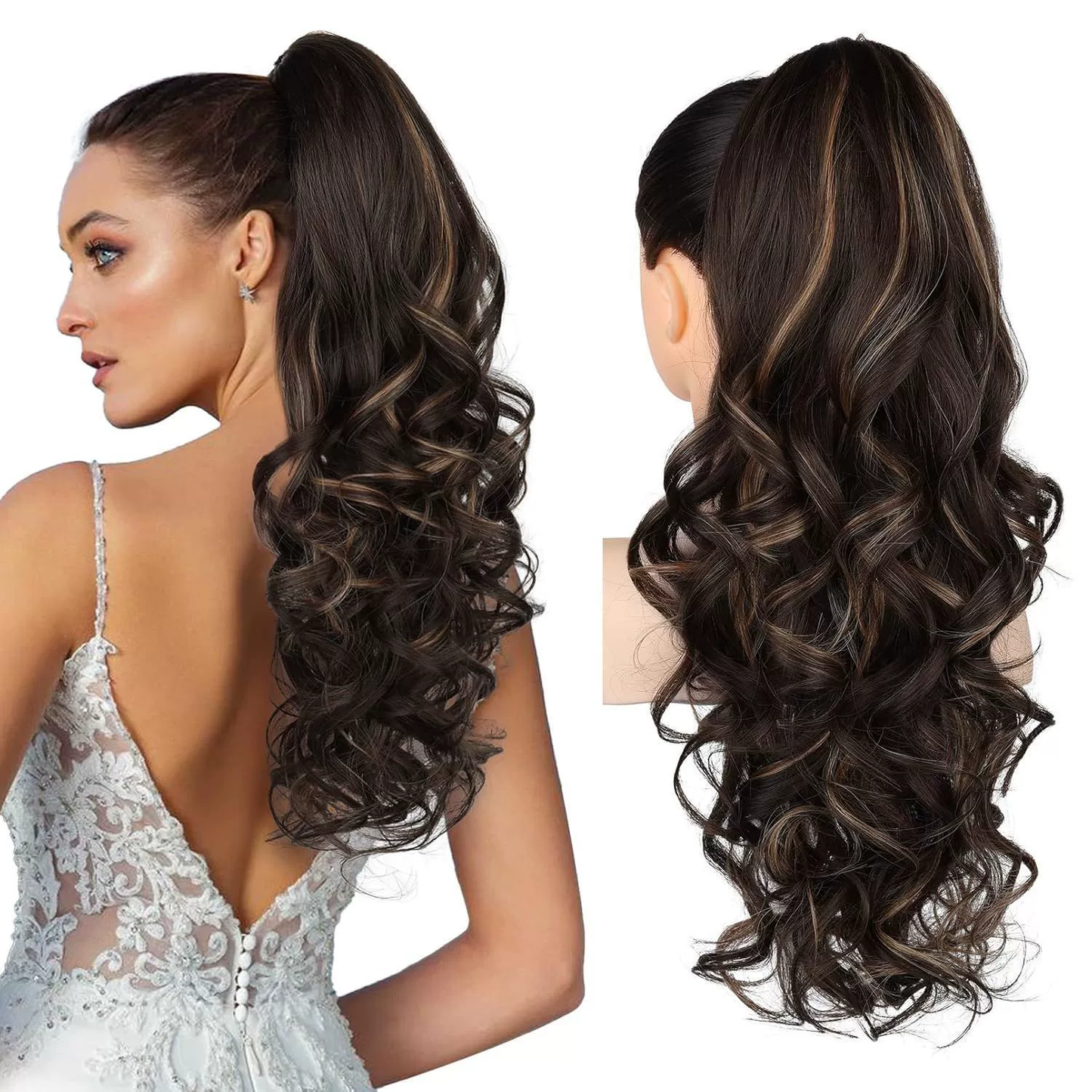 🔥 Časově omezená akce – sleva 50 % 👩💕 Clip-in prodlužování vlasů do culíku 🙋‍♀️