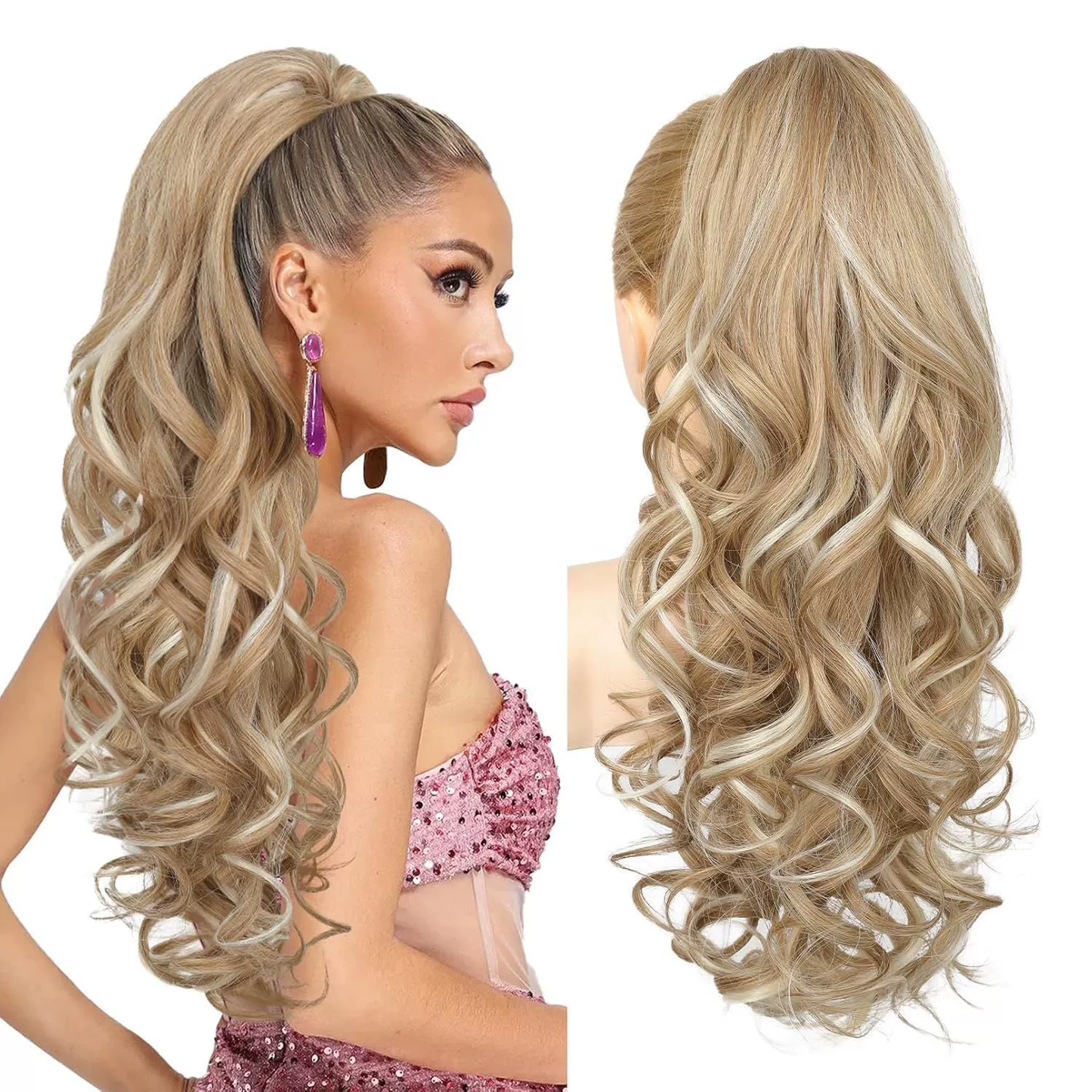🔥 Časově omezená akce – sleva 50 % 👩💕 Clip-in prodlužování vlasů do culíku 🙋‍♀️