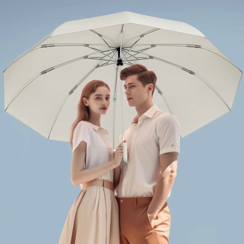 ☂️✨ Reflexní deštník s bezpečnostními proužky! Zpětné roztahování a smršťování bez stříkající vody, dobrá viditelnost v šeru