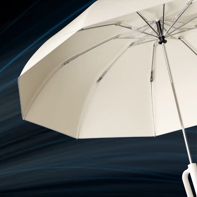 ☂️✨ Reflexní deštník s bezpečnostními proužky! Zpětné roztahování a smršťování bez stříkající vody, dobrá viditelnost v šeru