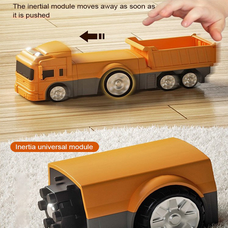 2025 Nové magnetické transformátorové inženýrské vozidlo Logické hračky