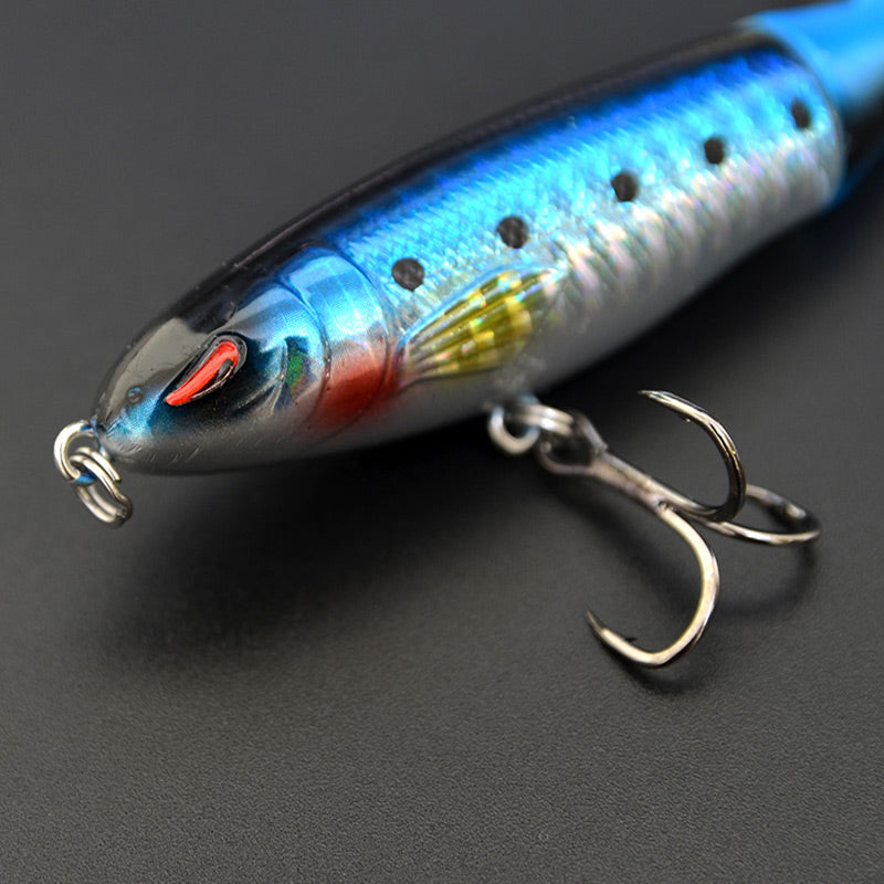 🔥1+1 zdarma🔥Plovoucí rybářská nástraha s přívlačí a ocasem na prach🎣