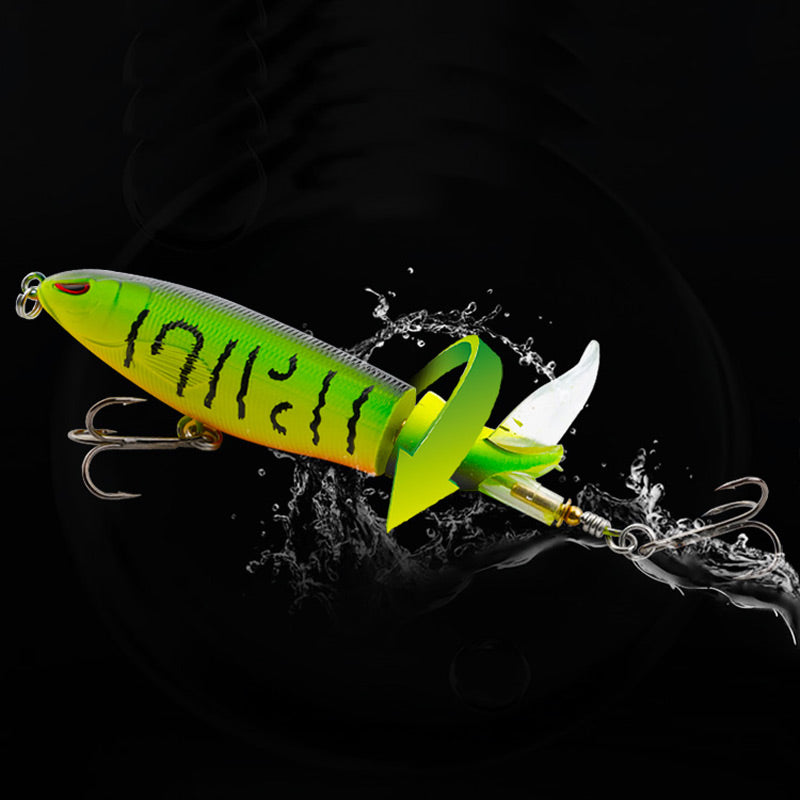 🔥1+1 zdarma🔥Plovoucí rybářská nástraha s přívlačí a ocasem na prach🎣