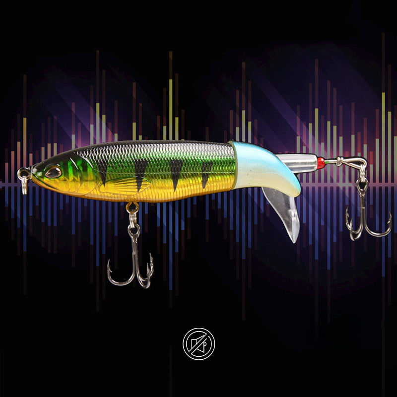 🔥1+1 zdarma🔥Plovoucí rybářská nástraha s přívlačí a ocasem na prach🎣