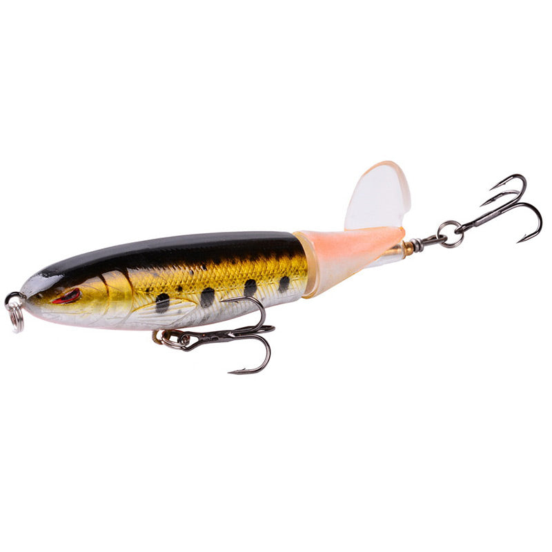 🔥1+1 zdarma🔥Plovoucí rybářská nástraha s přívlačí a ocasem na prach🎣