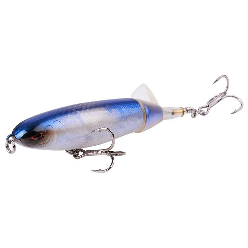 🔥1+1 zdarma🔥Plovoucí rybářská nástraha s přívlačí a ocasem na prach🎣