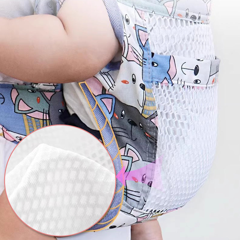 👶Multifunkční nosítko pro miminka s upevněním na hrudník a dvěma ramenními popruhy