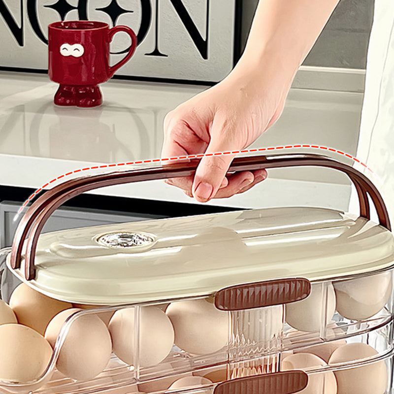 🥚🥚Čistý kuchyňský organizér na vajíčka do bočních dveří lednice