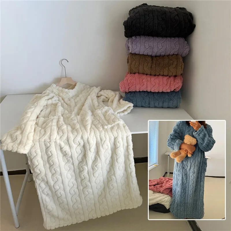 ❄️⏰ Zimní spodní prádlo Coral Fleece