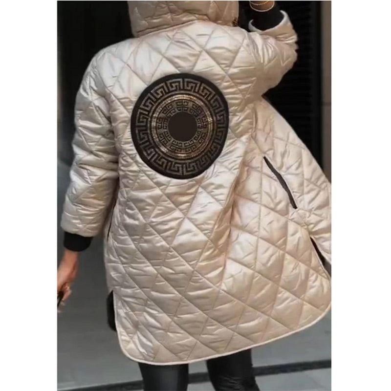 ❄️ Zimní akce ❄️ Dámská teplá zateplená bunda na zip.
