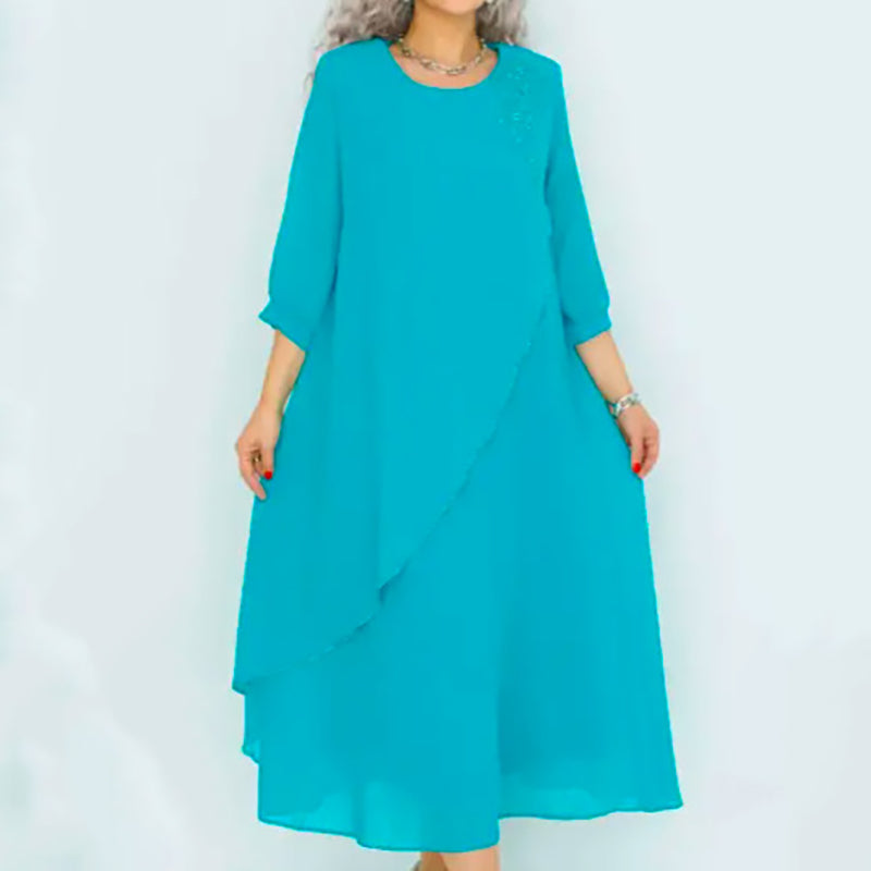 🌸Elegantní šifonové šaty s vrstvami pro ženy