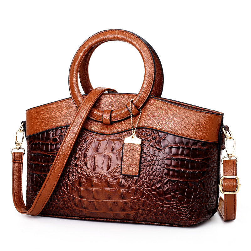 【✨ Nové produkty 2025】👜 Kabelka s krokodýlím potiskem