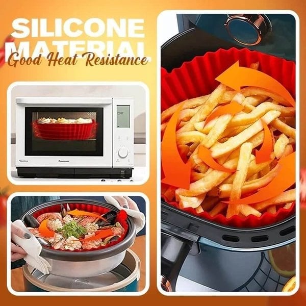 🔥 Při koupi 3 získáte 2 zdarma 🔥Silikonový pečicí plech Air Fryer🥘