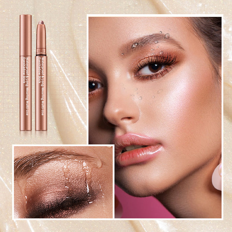 💗Kupte 1, dostanete 1 zdarma💗Perleťová matná vícebarevná rozmazávací tužka na oční stíny
