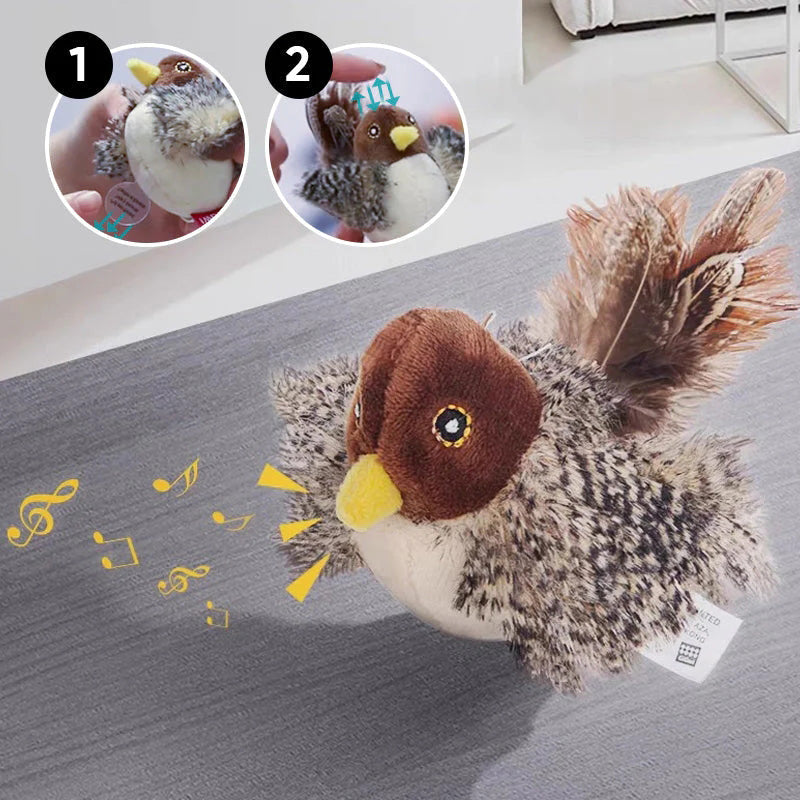 🐱 AKTUALIZOVANÁ HRAČKA PRO KOČKU S TVÁŘÍ 🐦