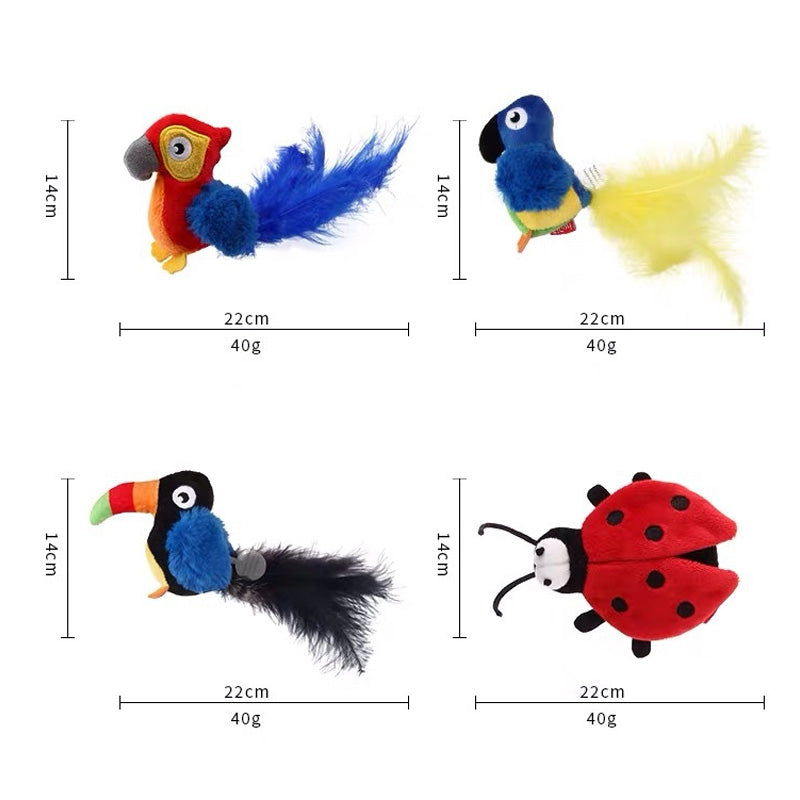 🐱 AKTUALIZOVANÁ HRAČKA PRO KOČKU S TVÁŘÍ 🐦