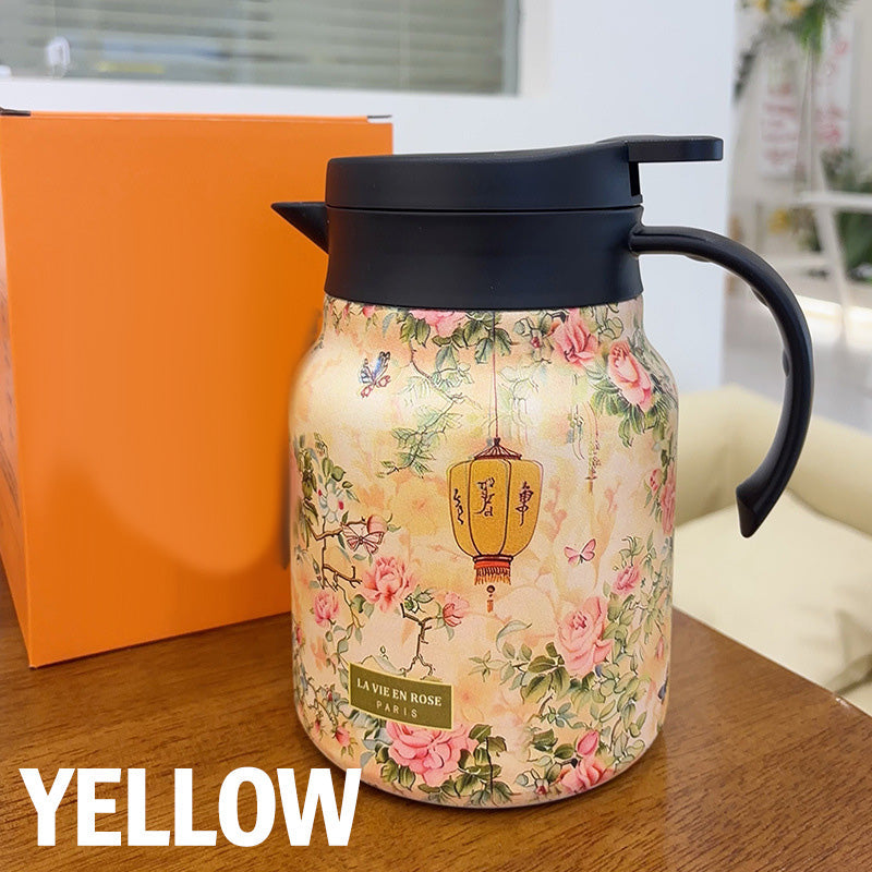 🍵1000ml vakuově izolovaná čajová konvice se sítkem
